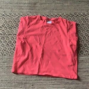 Kids Zara no sleeve pink shirt